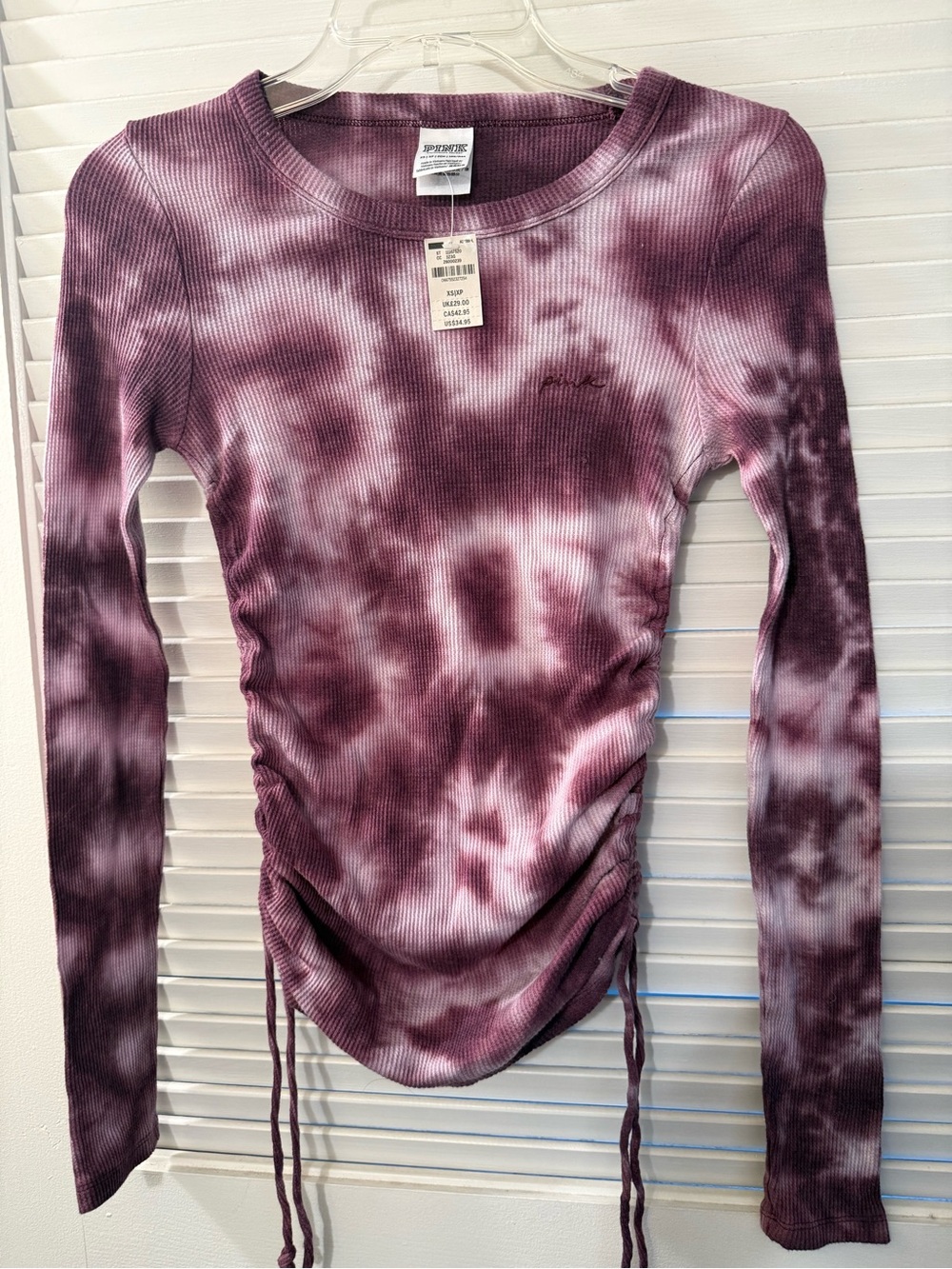 Victoria secret PINK Ribbed Long-Sleeve Top - Purple
